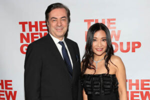 John Gore, CEO of the John Gore Organization, attends the 2018 New Group gala with Kumiko Yoshii.